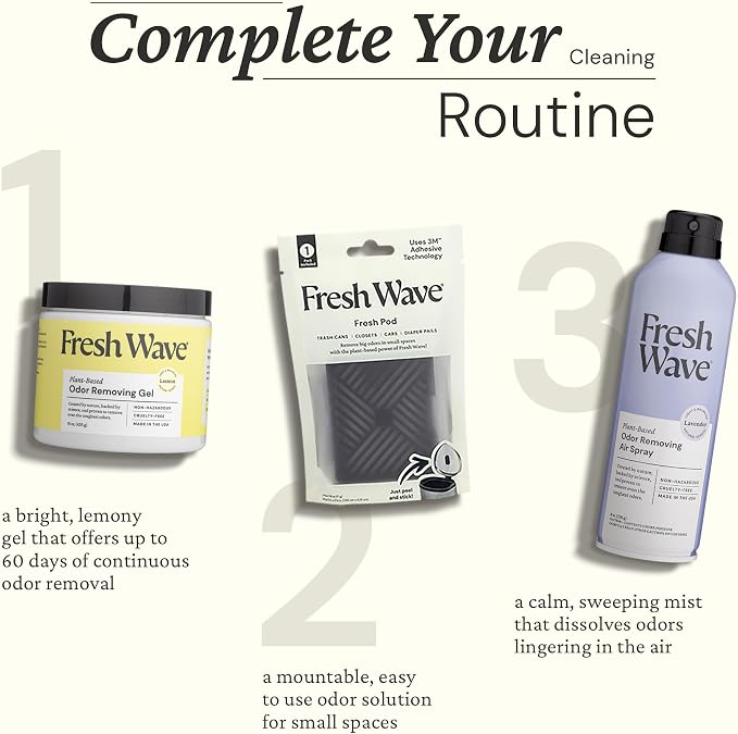 Fresh Wave Lavender Odor Eliminator Spray & Air Freshener, 8 oz. | Pack of 2 | - Image 7