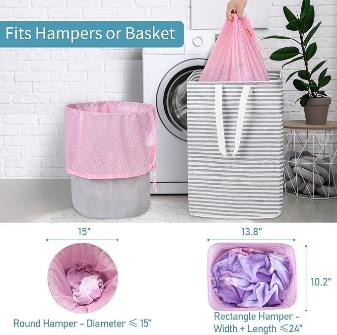 Polecasa Heavy Duty Large Mesh Laundry Bags - Image 4