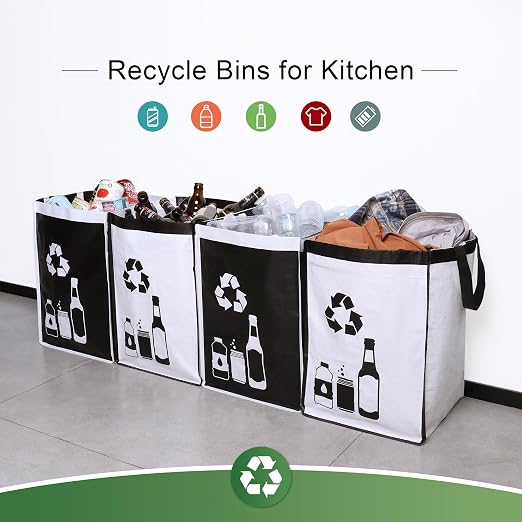 Recycle Waste Bag for Kitchen Home- Indoor Recycling Bins Trash Sorting - Image 3