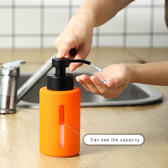 Enra Fall Glass Soap Dispenser - Image 3