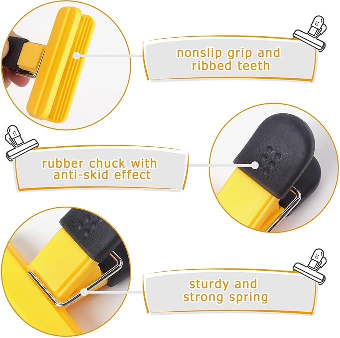 Tamaki 6 Pack Bag Clips, Food Clips, Chip Bag Clip Plastic Heavy Duty Seal Grip - Image 5