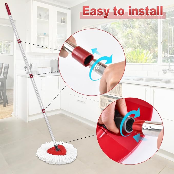 Mop Handle for Ocedar, Mop Handle for O Cedar, Spin Mop Replacement Handle for - Image 6