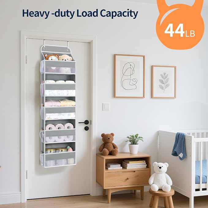 Yecaye Over The Door Organizer Storage, 5-Tier Heavy Duty Door Organizers - Image 4