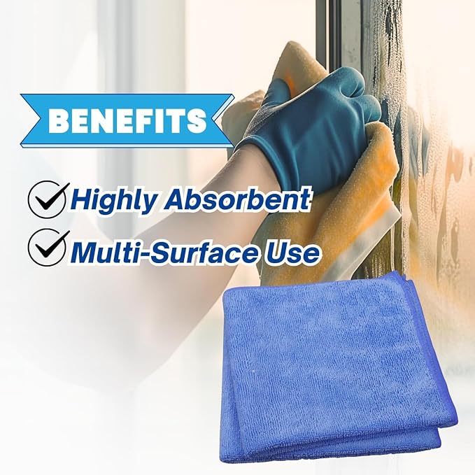 Single Microfiber Cleaning Cloth 40x40 cm - Image 5