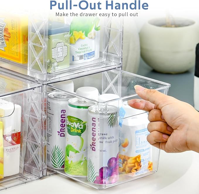 Plastic Drawers Storage, Acrylic Storage Bins - Image 5