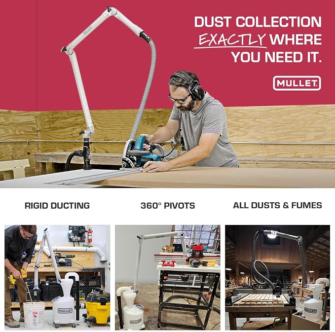 Mullet ThirdHand Dust Collection Boom Arm - Image 2
