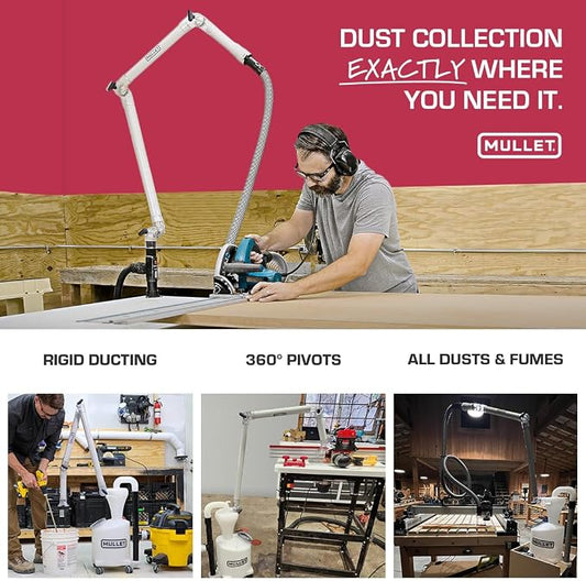 Mullet ThirdHand Dust Collection Boom Arm - Image 2