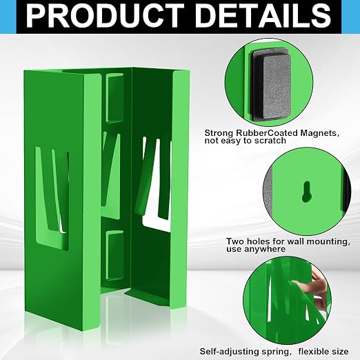 Lounsweer 2 Pcs Magnetic Glove Dispenser Holders Wall Mount Boxes of Gloves - Image 4