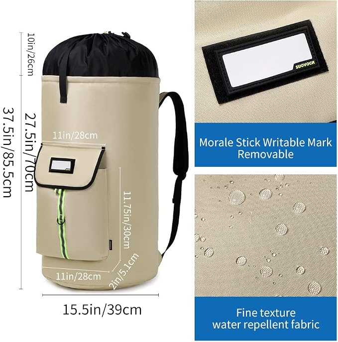 laundry bag backpack, extra-large heavy duty laundry bags, laundry backpack - Image 2