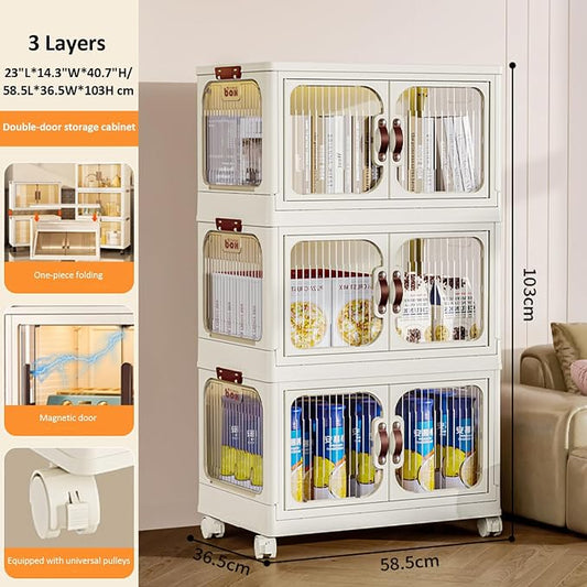 Multi-Purpose Stackable Plastic Storage Bins - Image 2