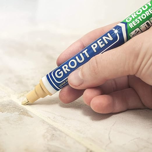 Grout Pen Cream Tile Paint Marker: Waterproof Grout Paint, Tile Grout Colorant - Image 8