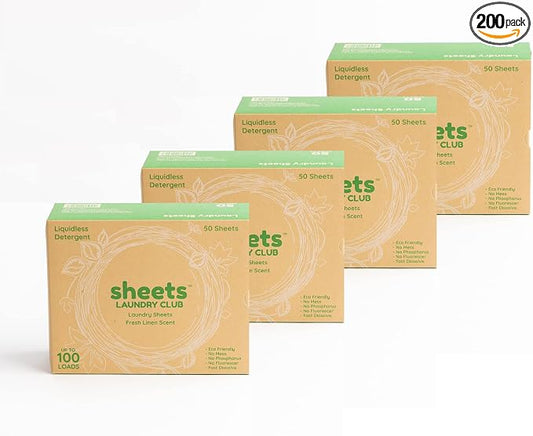 Sheets Laundry Club Laundry Detergent Sheets, 400 Loads by SheetsLaundryClub