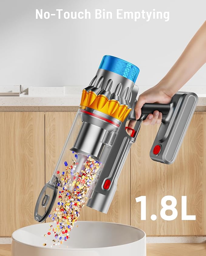 Cordless Vacuum Cleaner, 600W 50KPA 70Min Powerful Vacuum Cleaners - Image 6