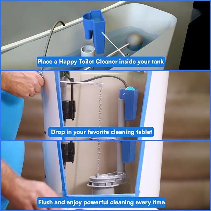 Happy Toilet Cleaner – Self-Cleaning Toilet System | Easy Install Toilet Tablet - Image 4