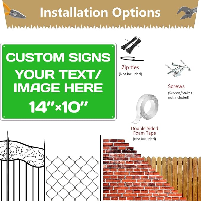 Personalized Aluminum Weatherproof Metal Signs - Image 4
