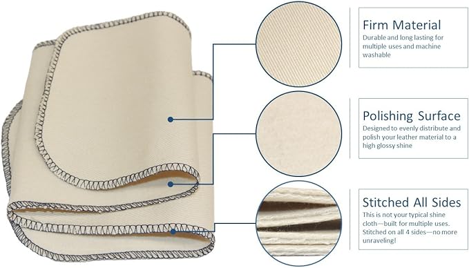 FeetPeople Premium Professional Shine Cloth, 20 Inch x 5 Inch, 1 Cloth - Image 3