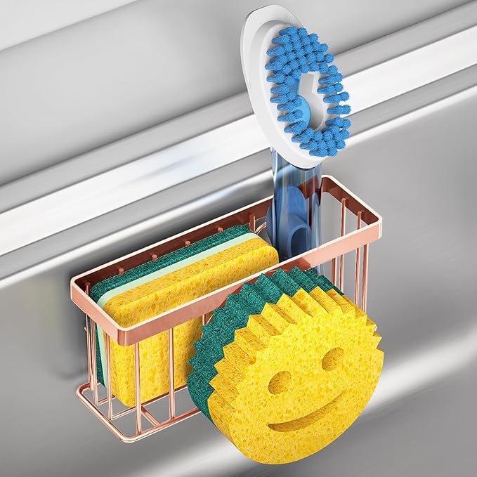 Sponge Holder Smiley Face, Sink Caddy by MURLONG