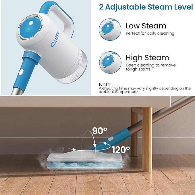 13-in-1 Steam Mop, Handheld Steam Cleaner - Image 4