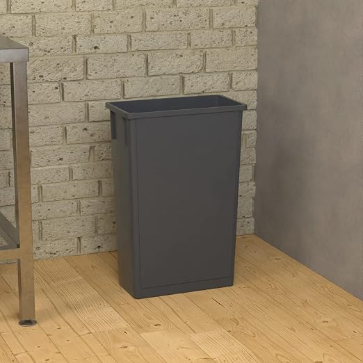 23 Gallon Gray Slim Jim Trash Can - Image 3