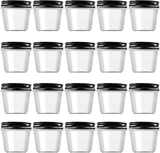 Novelinks 4 oz Clear Plastic Jars by novelinks
