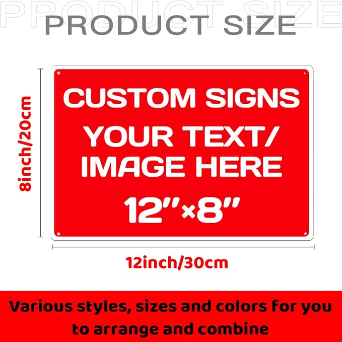 Personalized Aluminum Weatherproof Metal Sign - Image 2
