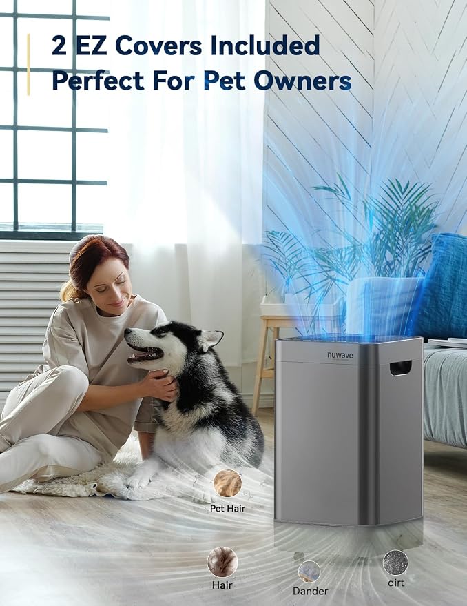 Nuwave Air Purifier for Extra Large Room 2934 Sq Ft, OxyPure Smart Air Purifier - Image 3