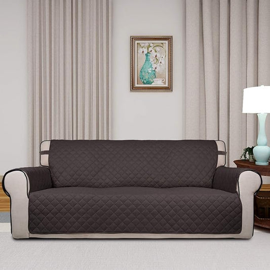 PureFit Reversible Quilted Sofa Cover, Water Resistant Slipcover Furniture - Image 2