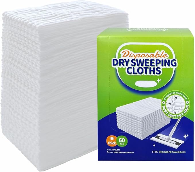 JEBBLAS Disposable Mop Cloth Dry Sweeping Pad - Image 9