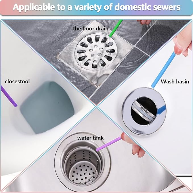 72pcs Drain Cleaner Deodorizer Sticks - Image 3