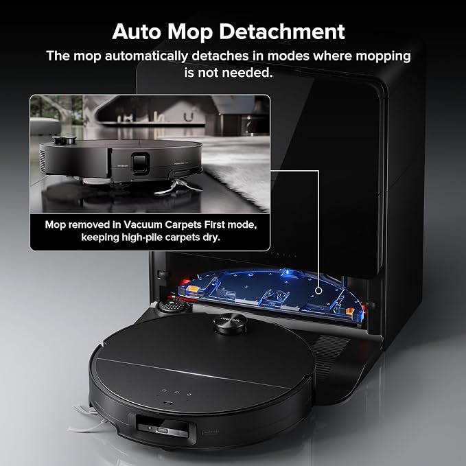 roborock Saros 10 Robot Vacuum and Mop, 000Pa Suction, AI Obstacle Avoidance - Image 6