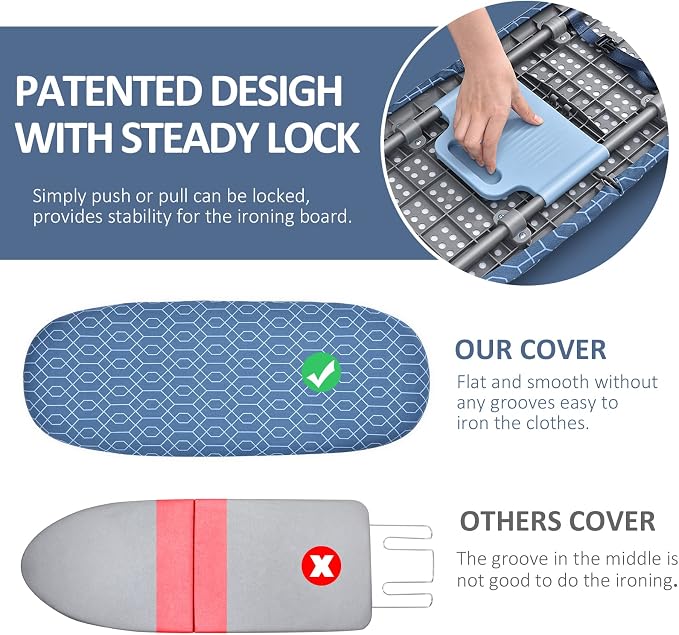 APEXCHASER Foldable Ironing Board, Tabletop Small Ironing Board - Image 2
