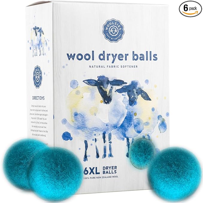 Woolzies Wool Dryer Balls Organic Big Wool Spheres Best Fabric Softener | by WoolziesHomeEssentials