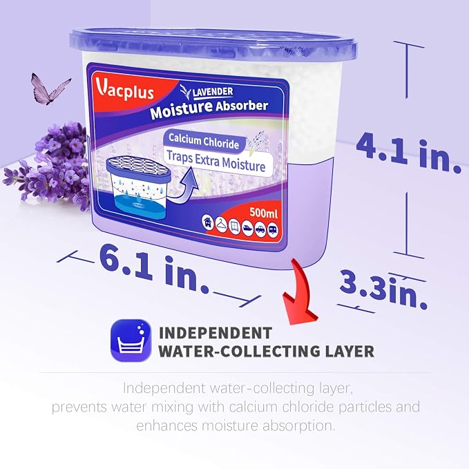 Vacplus Moisture Absorbers 12 Pack, 10.5 Oz, Humidity Absorber Boxes Attracts - Image 4