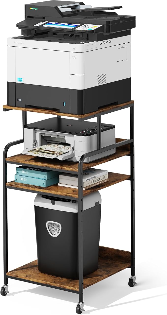 Warmiehomy 4 Tier 24" x 24" Printer Stand - Image 8