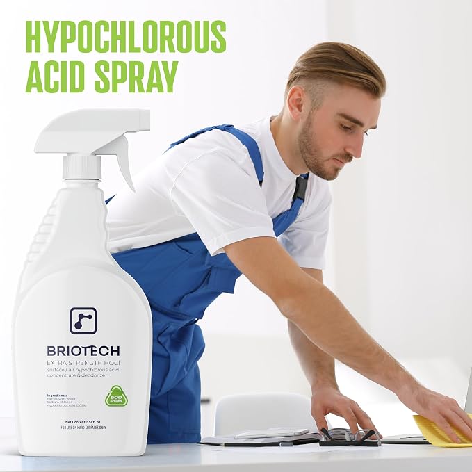 BRIOTECH Extra Strength HOCl Cleaner, 500 PPM Hypochlorous Acid Concentrate - Image 5