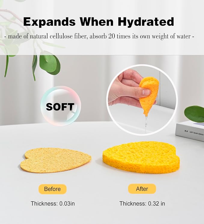 50-Count Compressed Facial Sponges - Image 4