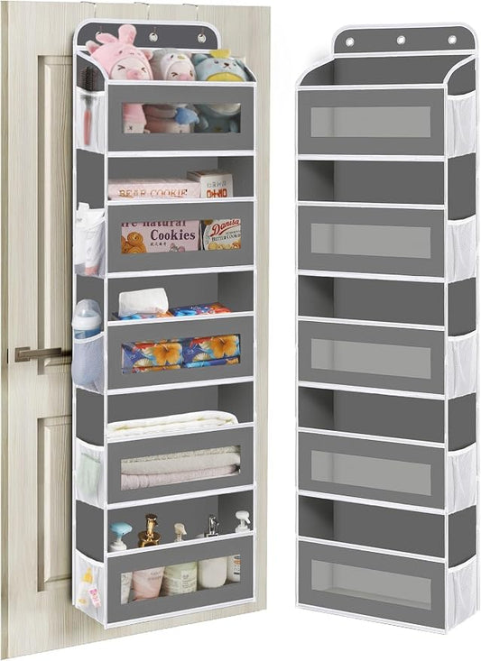 Over The Door Organizer, 5 Shelves Closet Door Hanging Storage and Organizer by StrongandOrganizer