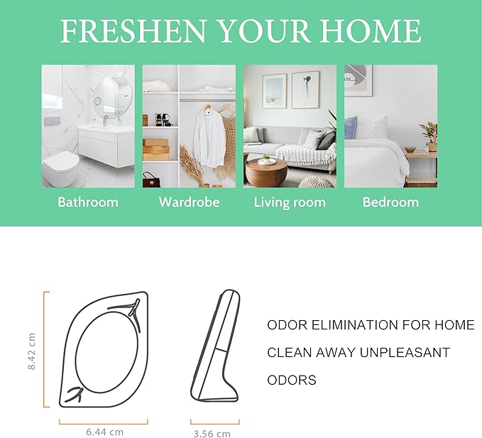 Air Freshener for Home, 4 Pack, Eucalyptus & Mint, Odor Eliminator for Small - Image 2
