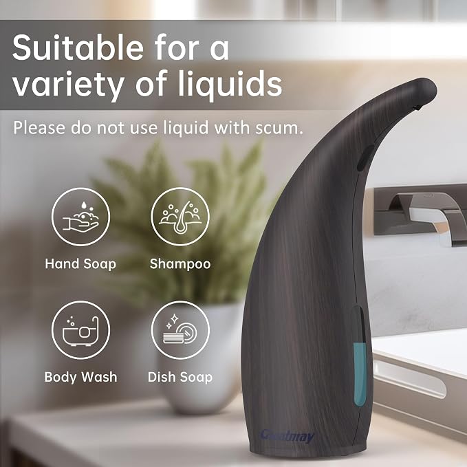 Adjustable Automatic Soap Dispenser Touchless, 4 Adjustable Levels Touchless - Image 5