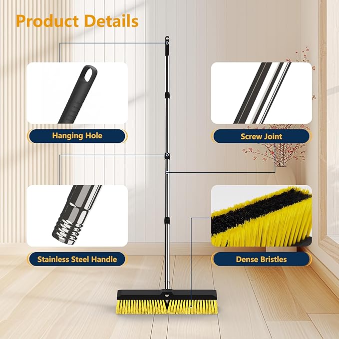 18 Inches Push Broom Outdoor - Image 6