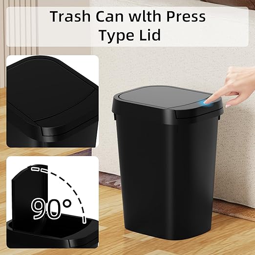 3 Pack Bathroom Small Trash Can - Image 7
