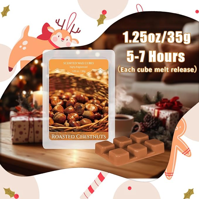 SCENTORINI Christmas Wax Melts, Soy Wax Melts - Image 4