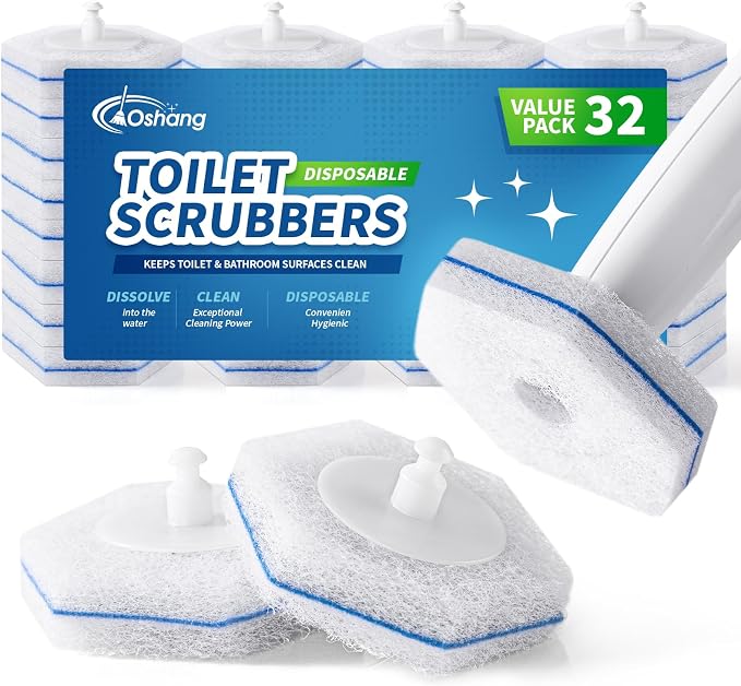 oshang Toilet Cleaner Refills, Toilet Refill Pads, Disposable Toilet Brush Heads by oshang