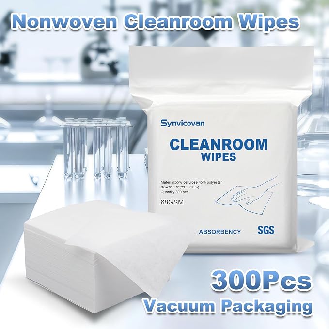 Cleanroom Wipes 9"x9" Lint Free Wipes - Image 2