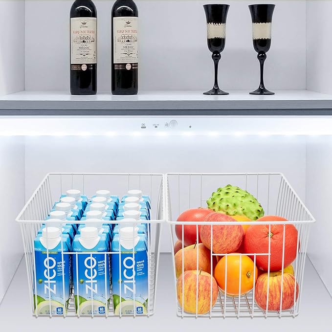 Upright Freezer Organizer Bins， Freezer Baskets - Image 6