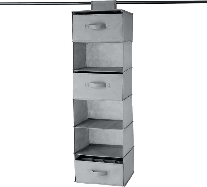 Amazon Basics 6-Tier Hanging Shelf Closet Storage Organizer - Image 5