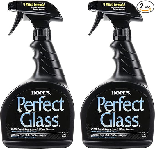 HOPE'S Perfect Glass Cleaner Spray, Streak-Free, Ammonia-Free Window, Tinted by Hopes