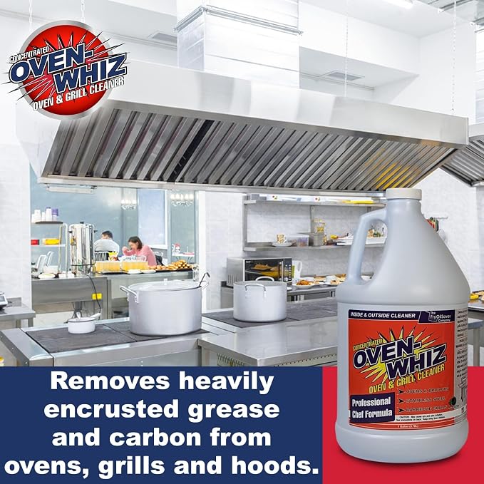 4 x 1 Gallon Oven-Whiz Oven & Grill Cleaner by FryOilSaver Co., Tough Stain - Image 8