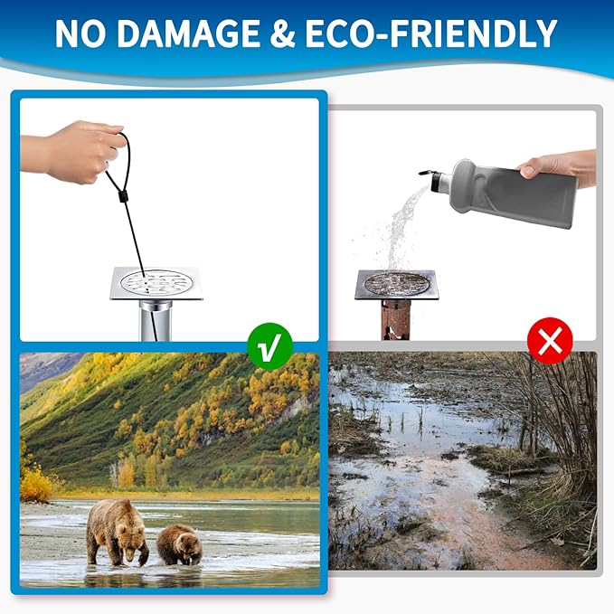 30 Inches Drain Snake Hair Clog Remover, Upgraded Anti-break Metal Plumbing - Image 8