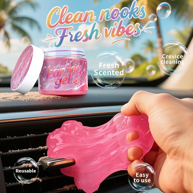 ASFSKY Car Cleaning Gel Cleaning Putty Universal Dust Cleaning Car Interior - Image 8